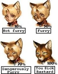 furry percentage