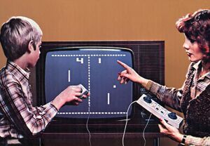 Pong 197x zaidimu konsole televizorius.jpg