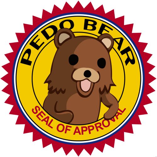 Vaizdas:Pedobear seal of approval.jpg