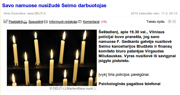 Vilniuje nusišovė Seimo darbuotojas Virgaudas Milušauskas.png