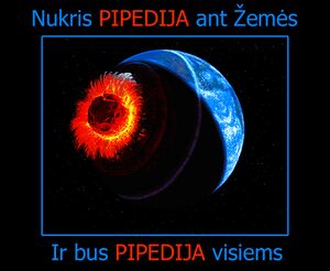 Asteroidas nukris ant zemes.jpg