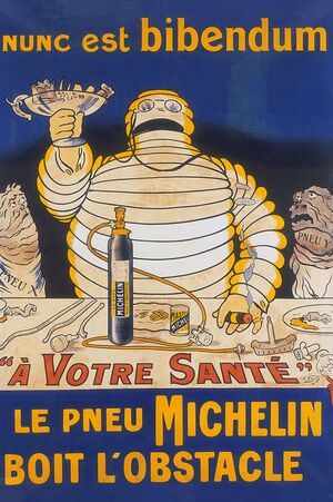 Bibendum senovinis plakatas michelin.jpeg