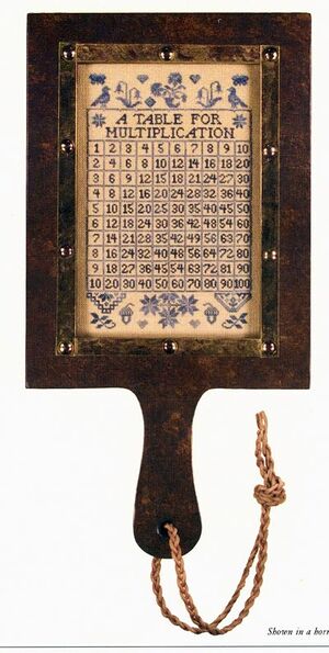 Čia Pipedijos autorius kryželiu išsiuvinėjo nuostabią lentelę