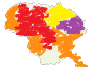 Encefalito paplitimas Lietuvoje 2021m.png