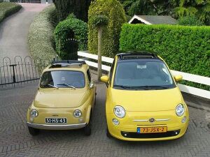 Fiat 500 seno ir naujo palyginimas.jpeg