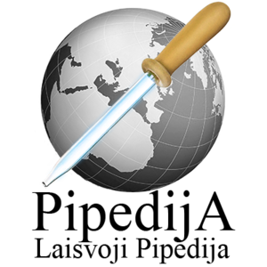 Pipedija laisvoji wiki enciklopedija logo.png
