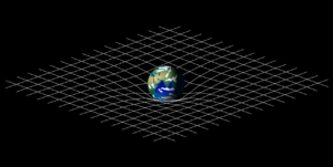 Planeta iškraipo erdvėlaikį.png