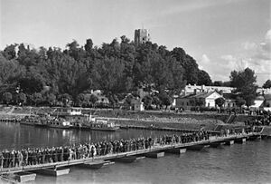 Pontoninis tiltas. Vilnius, 1950 m.jpg