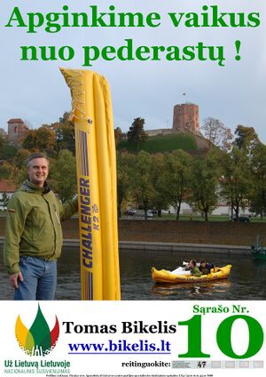Tomas bikelis rinkiminis plakatas.jpg