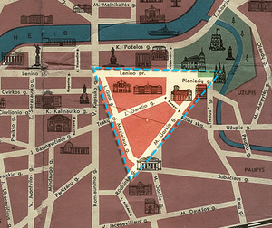 Vilniaus miesto zemelapis 1968-bermudu trikampis senamiestis.png